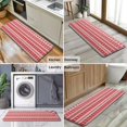 thumbnail image 6 of Red and White Christmas Pattern Kitchen Rug Mat,Kitchen Runner Rugs Non Skid Washable,Decorative Kitchen Floor Mats for Kitchen,Sink,Laundry,17"x47.2", 6 of 7