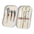 thumbnail image 1 of Set de manicura y pedicura de acero inoxidable | Kit de cuidado de uñas Nail Clippers Ear Picks con diseño ergonómico | Caja de almacenamiento portátil | Herramientas de arte de uñas para viajes a, 1 of 1