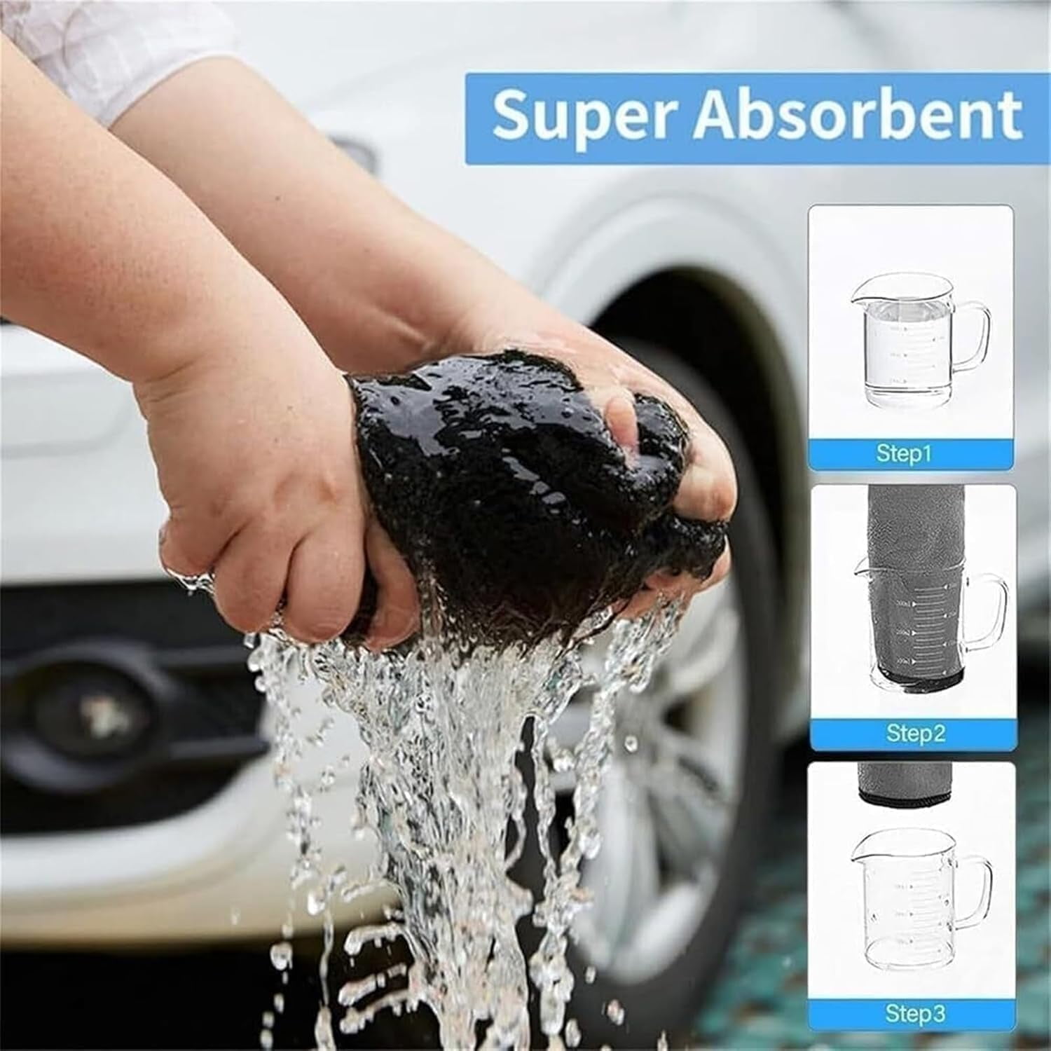 ShinyWipes Shower Cleaning Cloths, Shinys Bath Drying Towel,Reusable Absorbent Cubicles Cloth for Bathroom XXL 5PCS