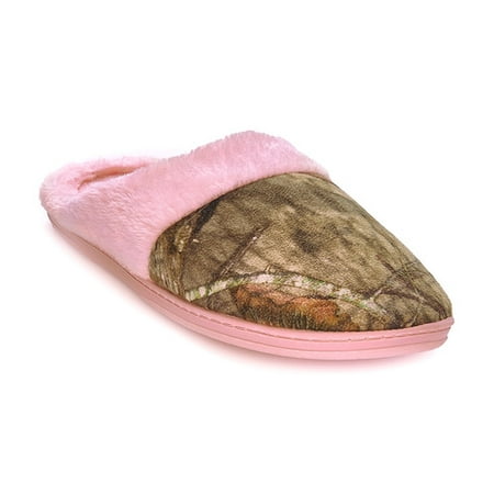 Bigbolo - His or Hers Mossy Oak™ Slippers-Camo/Pink-Women's Large(9-10 ...