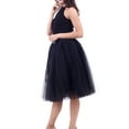 thumbnail image 2 of SUNSIOM Jupe Mi-Longue pour Femmes, Adultes Enfants Princesse Ballet Tulle Mariage Fête Bal Mini Robe, 2 of 6