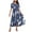 Navy F, variant on LOVZFMLL Summer Dresses for Women Short Sleeve A-Line Maxi Dresses Casual Floral Boho T-Shirt Dresses Flowy Beach Sundresses with Pockets Light Purple B S