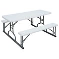 thumbnail image 1 of Plastic Development Group 6 Foot Picnic Table for Indoor and Outdoor Use, White, 1 of 3