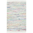 thumbnail image 6 of SAFAVIEH Rag Skylar Striped Cotton Area Rug, Light Green/Multi, 3' x 5', 6 of 10