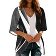 thumbnail image 4 of Neewe Women's Summer Flowy Kimono Cardigans Boho Beach Cover Up Tops Cover Up Swimwear Cardigan, 4 of 7