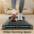 thumbnail image 6 of Tomile Walking Pad Treadmill for Home, 3.0HP Quiet Folding Walk Pad with Handle, 300lbs Capacity with Remote, 6 of 9
