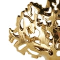 thumbnail image 5 of 15" x 16" Gold Ceramic Glossy Tree Sculpture with Abstract Cutouts, by DecMode, 5 of 9