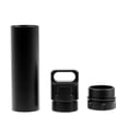 thumbnail image 3 of Survival Match Case Box Container Waterproof Case Container Capsule Seal Bottle Holder Survival Tool Large Capacity 13x3x3 cm Black, 3 of 7