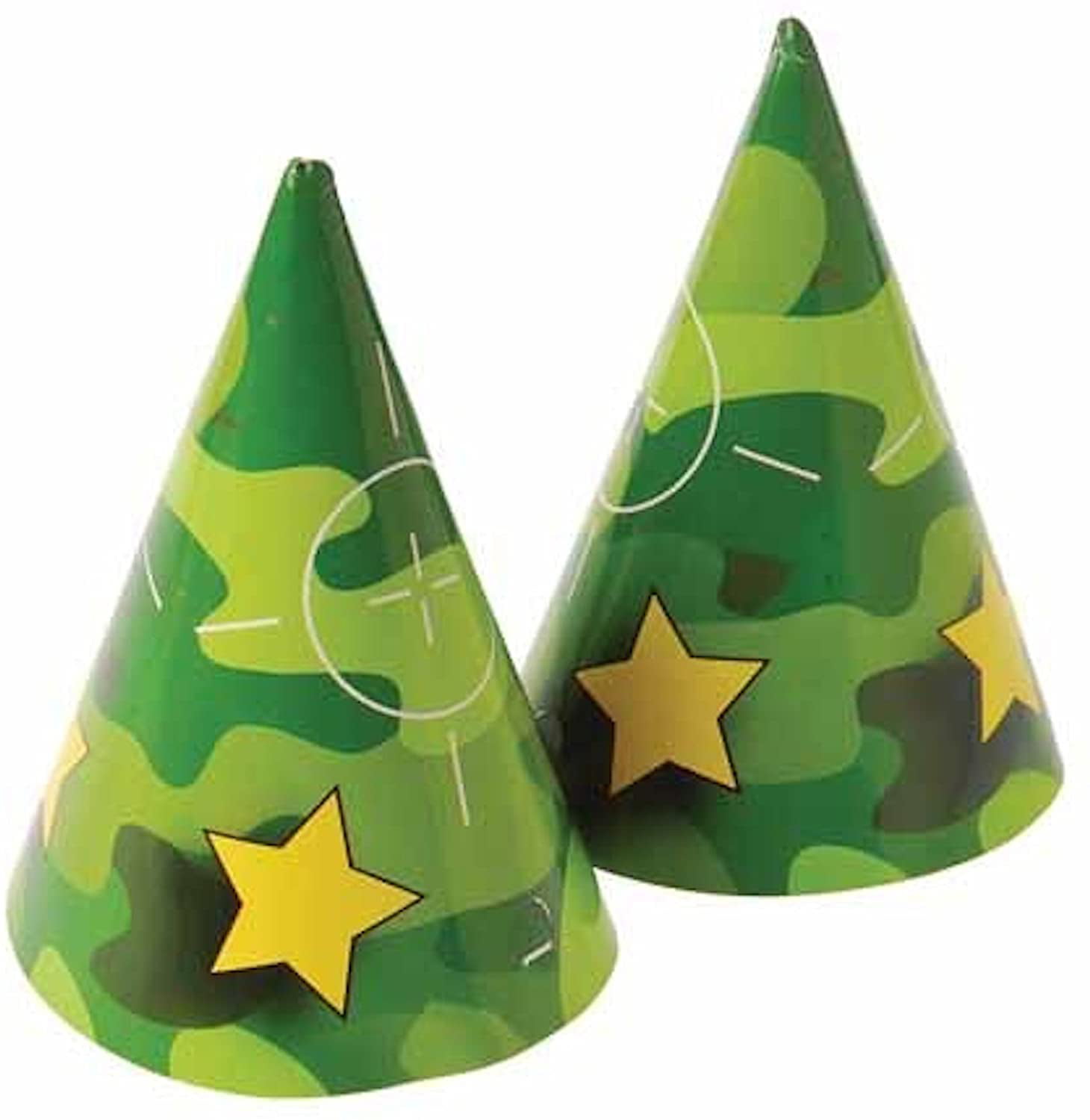 American Greetings Camouflage Party Visors 8 Ct for sale online