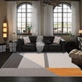 thumbnail image 2 of 6.5'x10' carpet for stairs non slip indoor carpet area rug round boho area rug coastal area rug, 2 of 10