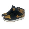 thumbnail image 1 of Ni - ke Ni - ke Air Jordan 1 Retro High Men's 12 Black/Gold Melo 2014 Shoes 332550-026, 1 of 5