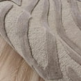 thumbnail image 3 of 3â€™ Round Taupe Zebra Pattern Area Rug, 3 of 8