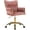 Red, variant on Westice Velvet Desk Chair, Home Office Gold Comfy Chair with Hand Woven Back, Height Adjustable Swivel Chair with Comfy Upholster for Makeup Vanity Living Room Bedroom, Light Pink