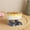 Yellow, variant on Stainless Steel Dog Bowl, Non-Slip Base, Anti-Knockover Design, Elevated Pet Food Bowl for Cats and Dogs, Large Capacity, Easy Clean, Double Layer Separation