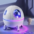 thumbnail image 2 of Space Capsule Air Humidifier  USB Ultrasonic Cool Air Mist Humidifiers with Led Light  220ML Mini Portable Astronaut Humidificador Water Diffuser for Baby Bedroom  Christmas Gift for Boys, 2 of 7
