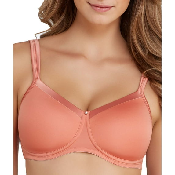Amoena Womens Lara Satin Wire-Free T-Shirt Bra Style-41589