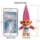 thumbnail image 4 of Lucky Troll Dolls,Vintage Troll Dolls Chromatic Adorable for Collections, School Project, Arts and Crafts, Party Favors - 7.5 Tall Pink Hairs(Include The Length of Hair), 4 of 4