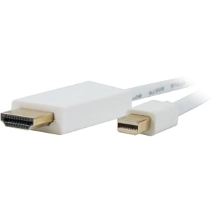 Hdmi Male Monitor Cable - Comprehensive Mini DisplayPort Male to HDMI Male Cable 3ft - HDMI/Mini DisplayPort for Monitor, Audio/Video Device - 1.35 GB/s - 3 ft - 1 x Mini DisplayPort Male Digital Audio/Video - 1 x HDMI Ma