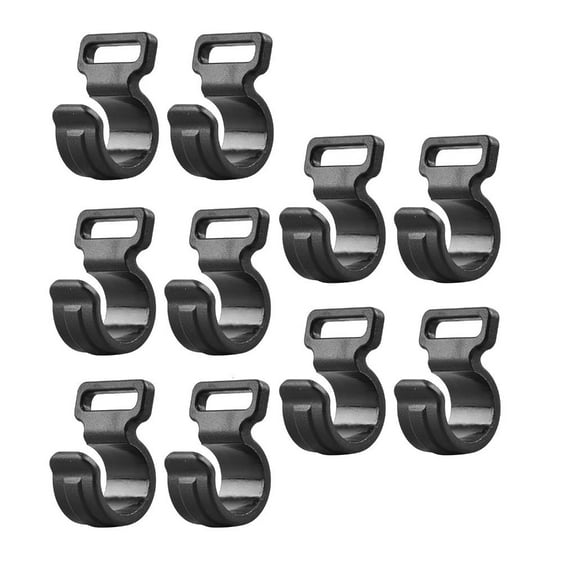 10Pcs/set Tent Poles Clip to Fix Tent Cover Tent Camping Awning Tent Rod Clip