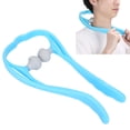 thumbnail image 4 of Hand Roller Neck Massage, Easy To Use Comfortable To Hold Trigger Point Neck Massager  For Home Blue,Black,Green,Pink, 4 of 8