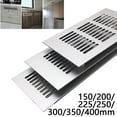 thumbnail image 2 of Grille d'Aération en Aluminium 80*150-400mm Argentée avec Ventilation, 2 of 4