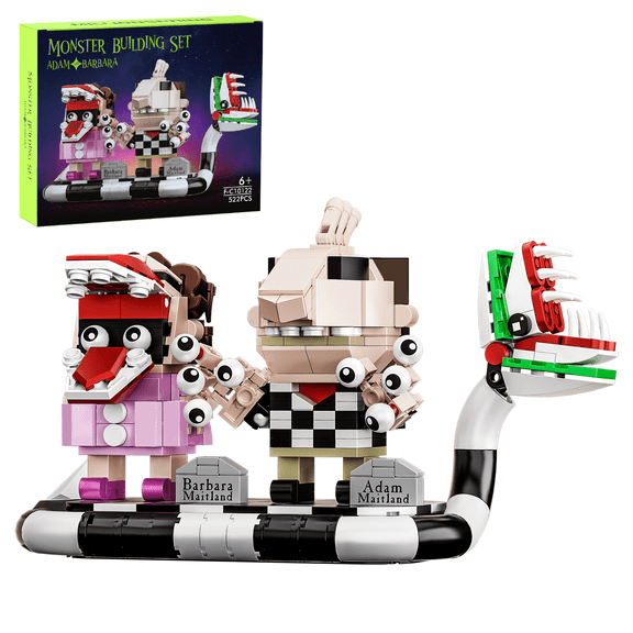 Beetle 3in1 Barbara Maitland and Adam Maitland & Sandworm Building Block Set Ideas Movie Toys Fans Children Gifts