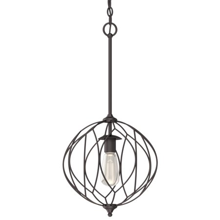 

Volume Lighting V3261 12 Wide Single Pendant - Bronze