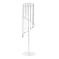 thumbnail image 5 of 10XGeometric Wedding Centerpieces Column Flower Stand W/Chandelier Crystals, 5 of 14