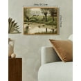 thumbnail image 4 of Drsoum Modern Vintage Wall Art Lake Print Artwork for Bedroom living room Dining room Kitch 11x14in Natural Framed, 4 of 6
