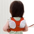 thumbnail image 2 of RV Correa de seguridad para niños antipérdida naranja de 1,5 m Correa de muñeca para bebé Arnés de seguridad para niños Correa antipérdida Excursión para caminar al aire libre Mochila para bebé para niño y niña Rojo Verde, 2 of 5