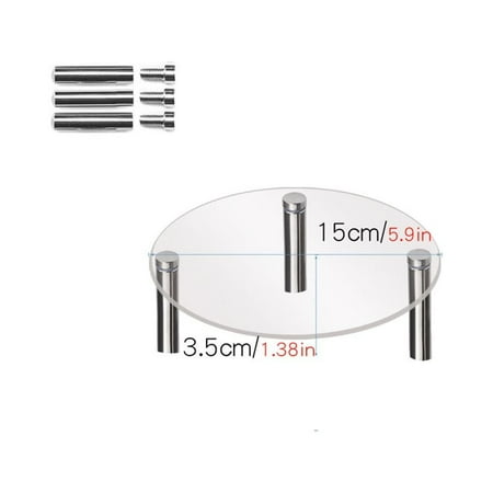 

Acrylic Cake Stand Cake Holder Plate Cupcake Stand Dessert Table Display Set