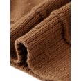 thumbnail image 5 of Agnes Orinda Women's Plus Size Halloween Outfits Knit Cardigan V Neck Long Sleeve Button Down Fall Winter Sweater Coat with Pockets 3X Dark Brown, 5 of 6