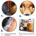 thumbnail image 3 of Designart "Kangaroo Bound composition" Animals Floater Framed Canvas Wall Art, 3 of 7