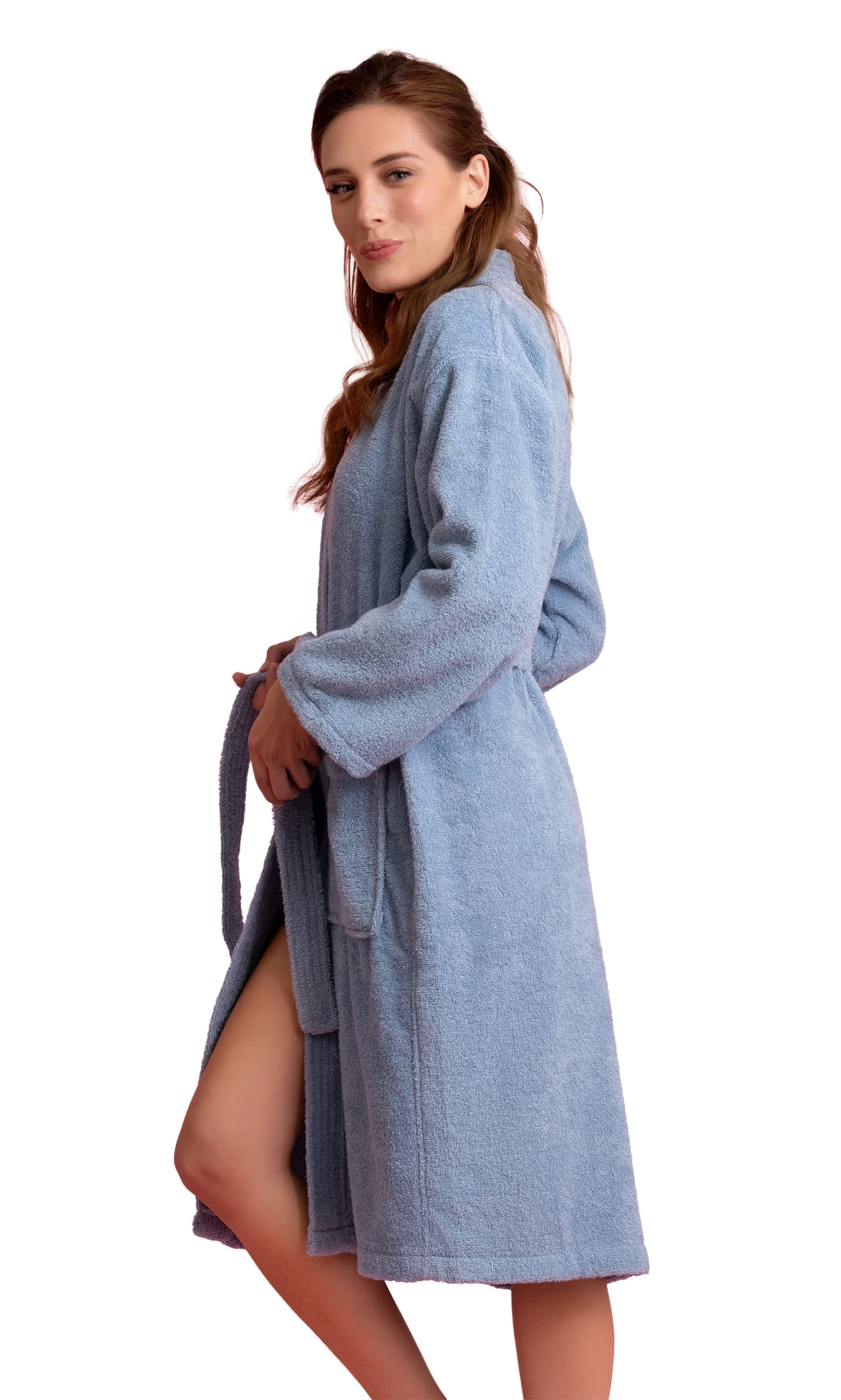 Deluxe SpaStyle Women Terry Kimono Bathrobe