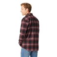 thumbnail image 3 of Free Country Men's Easywear Flannel Shirt Jacket Brown Balm Plaid S, 3 of 5