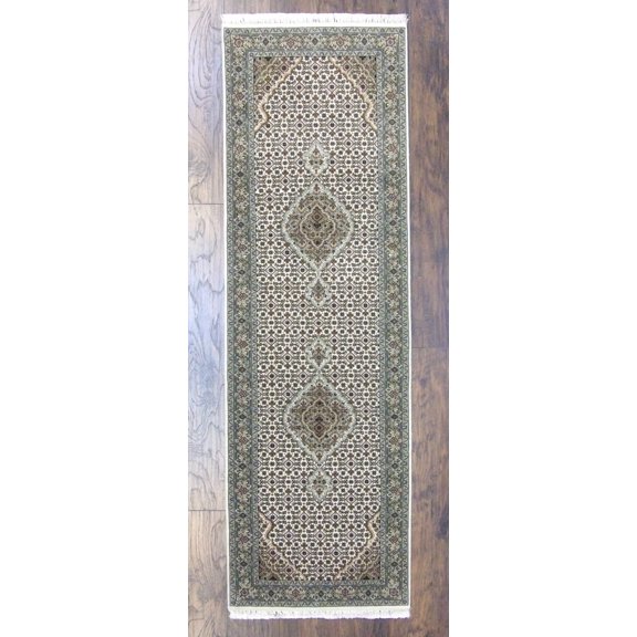 Wahi Rugs Hand Knotted Fine Persian Tabriz 2'6"x8'0" -w686