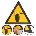 thumbnail image 1 of FESTFENDS Adhesivo De Advertencia Amarillo Para Prevención De Aplastamiento En Equipos, 1 of 7