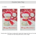 thumbnail image 3 of SKYSONIC Snowman Background Double-Sided Printed Garden House Sports Flag-12x18(in)-Polyester Decorative Flags for Courtyard Garden Flowerpot, 3 of 6