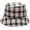 1, variant on CoCopeaunts Bucket Hats for Women Street Casual Double-Sided Bucket Hat Lattice Fashion Leisure Men Sun Protection Fisherman Hat