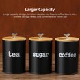 thumbnail image 3 of 3PCS Canister Sets for Kitchen Counter, Storage Canister Multifunctional Storage Jar with Lid for Tea Coffee Sugar, Kitchen Canister Set Food Container Organizer, 3 of 7