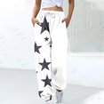 thumbnail image 2 of TRUBKH Baggy Sweatpants Track Pants Women Winter Pants Baggy Pants for Women Fleece Sweatpants Women Athletic Leggings White M, 2 of 5