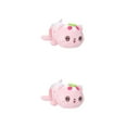 thumbnail image 3 of bedienty Cat Pillow - Adorable Stuffed Toy To Furry Friend Company Three-dimensional And Full With Quick Spring Can Choose Pink Strawberry Cat 2Set, 3 of 6