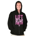 thumbnail image 3 of Faith Blessed Holy Spirit Jesus Zip Up Hoodie Men's Women's Brisco Brands S, 3 of 6