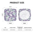 thumbnail image 6 of Fotbe Lavender Flowers Velvet Stretch Couch Cushion Cover Plush Cushion Slipcover for Chair Cushion Furniture Protector Seat Cushion Sofa Cover-16.9in, 6 of 9