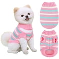 thumbnail image 2 of Shadoumai Pet Clothes S-XXL Medium Knitted Dog Sweater for Small Dogs York Warm Cat Coat Winter Clothes Pet Pullover Puppy Supplies(Color2,X-Large), 2 of 4