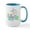 White/Blue Inside, variant on CafePress - Bunny With Easter Egg Large Mug - 15 oz Ceramic Large White Novelty Mug