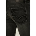 thumbnail image 4 of Moonshine Spirit Men's Rocky Mountain Wash Slim Stretch Denim Jeans Black 33W x 32L  US, 4 of 4