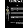 thumbnail image 2 of Thread Tank In A World Full Of Tens Be An Eleven Women's Sleeveless Muscle Tank Top Charcoal Small, 2 of 3