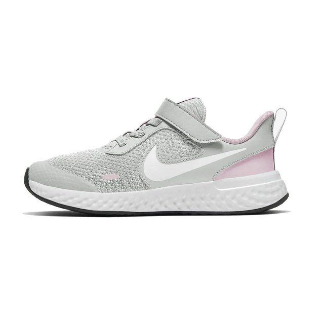 Tenis Nike Revolution 5 para Niñas 17 A 22. BQ5672-021 gris 19 Nike BQ5672-021 REVOLUTION 5