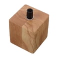 thumbnail image 1 of Retro Vintage Wooden Lamp Socket Holder with E27 Socket for Home Use, 1 of 5